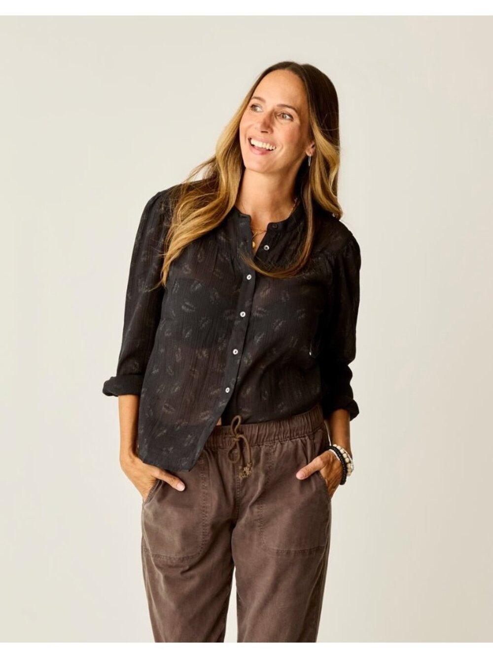 NWOT Carve Designs Women’s Tatum Gauze Top S Small